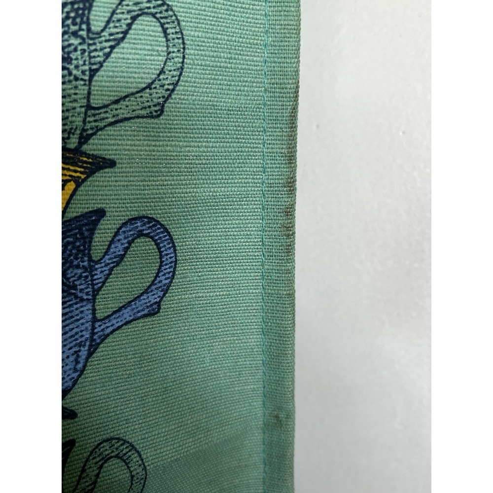 Fortnum & Mason London UK Tea Pot Bag for Life Teal Shopping Tote Bag - Picture 10 of 11